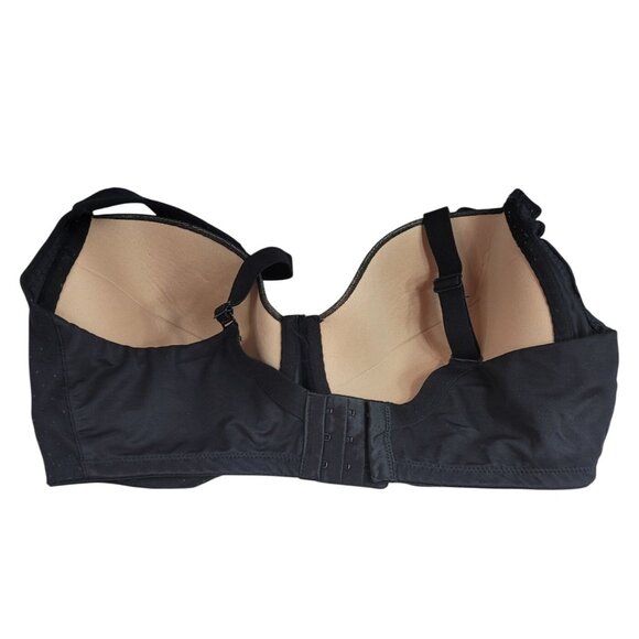Soma Stunning Support Full Coverage Bra Black 36G Underwire Adj Floral Dot Lace - Picture 5 of 10